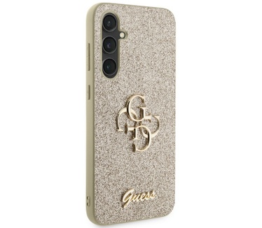 Guess 4G Glitter Back Case - Samsung Galaxy S23 FE (S711) - Goud Goud