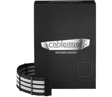 Cablemod PRO C-Series Kit AXI,HXI Zwart/Wit Wit, Zwart