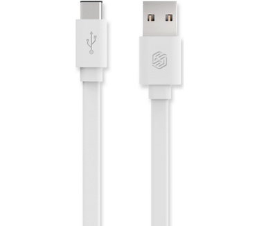 Nillkin Type-C Platte Standaard USB - USB-C Kabel (1.2m) - Wit
