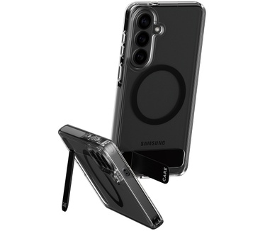 PanzerGlass CARE™ by PanzerGlass® Case Transparent w. Black Kickstand & Qi Samsung Galaxy S26+