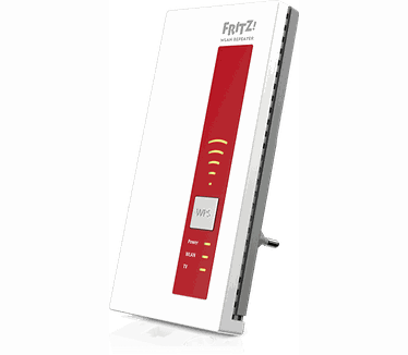 AVM FRITZ! 20002679 FRITZ WLAN Repeater (DVB-C) grau/rot