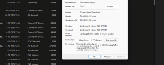 voorbeeldweergave Windows 11, blokkering opheffen, preview, Voorbeeldvenster