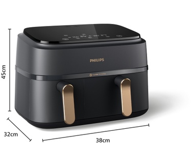 Philips Airfryer 3000 Series Dual Basket NA352/00