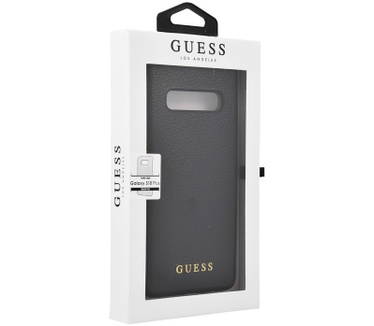 Guess IriDescent Hard Case voor Samsung Galaxy S10 Plus - Zwart  Zwart