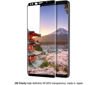 Eiger Full Screen Tempered Glass - Samsung Galaxy S9 Plus - Zwart