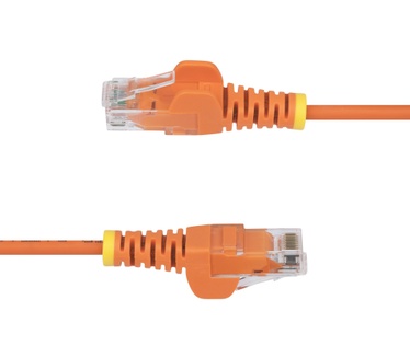 Startech.com 2m Dunne CAT6 Ethernet Kabel, Oranje, Snagless, 100W PoE, UTP, LSZH, 28AWG Pure Koperdraad, Slim RJ45 Netwerk Patchkabel met Trekontlasting, Fluke Getest