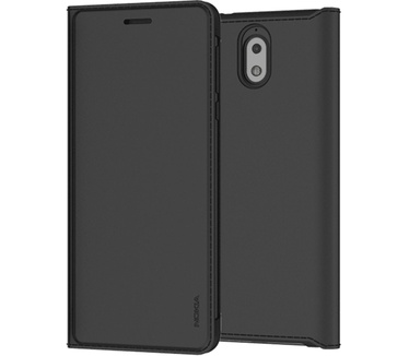 Nokia Slim Flip Case (Nokia 3.1) Zwart