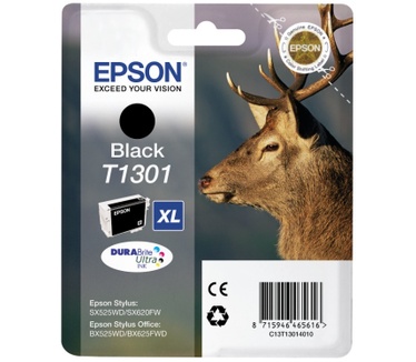 Epson inktpatroon Black T1301 DURABrite Ultra Ink