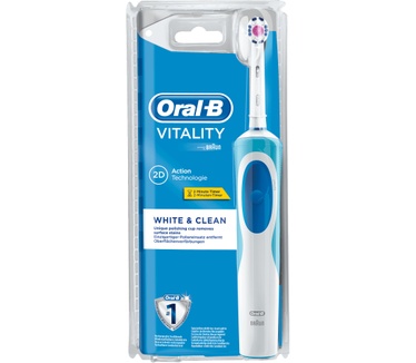 Oral-B Vitality White + Clean oplaadbare elektrische tandenborstel