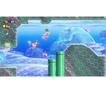 Nintendo Switch (OLED model) + Super Mario Bros: Wonder + Switch Online 12 maanden Wit