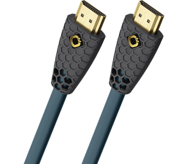 Oehlbach HDMI Aansluitkabel 2.00 m D1C92602 Petrol-blauw, Antraciet [1x HDMI-stekker - 1x HDMI-stekker] Blauw