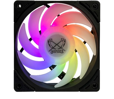 Scythe Wonder Tornado, max. 2500rpm, ARGB, Zwart, per stuk, 120mm
