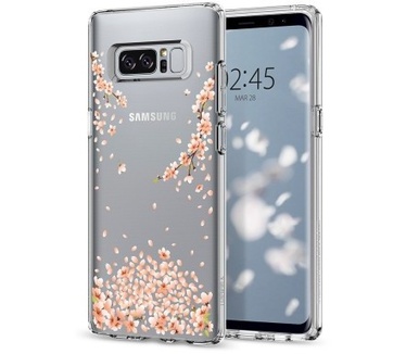 Spigen Samsung Galaxy Note 8 Hoesje Liquid Crystal Blossom Transparant