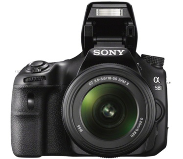 Sony Alpha A58K + 18-55 mm F3.5-5.6 SAM II Zwart