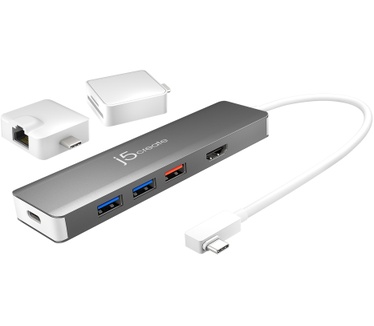 j5create JCD375-N USB-C™ Modulaire Multi-Adapter with 2 Kits