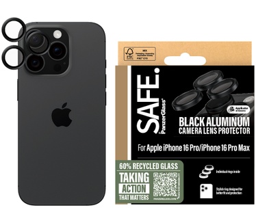 PanzerGlass SAFE by PG Cam Blk iPhone 16 6.1/6.7